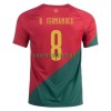 Maillot de Supporter Portugal Bruno Fernandes 8 Domicile Coupe du Monde 2022 Pour Homme